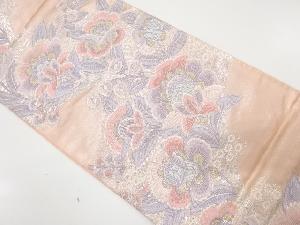 アンティーク　唐花模様織り出し袋帯（材料）